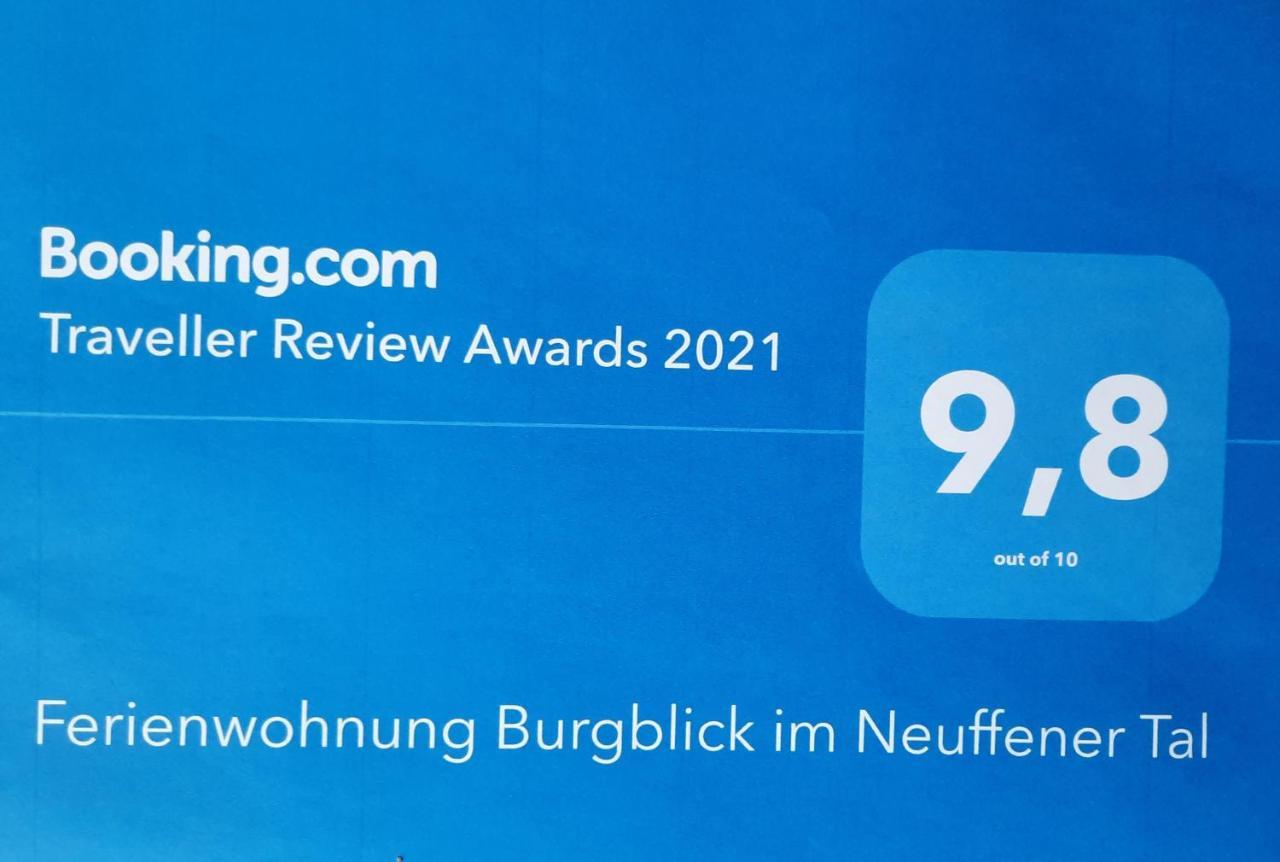Ferienwohnung Burgblick Im Neuffener Tal Mit Sauna Und Wallbox Frickenhausen  Exterior photo